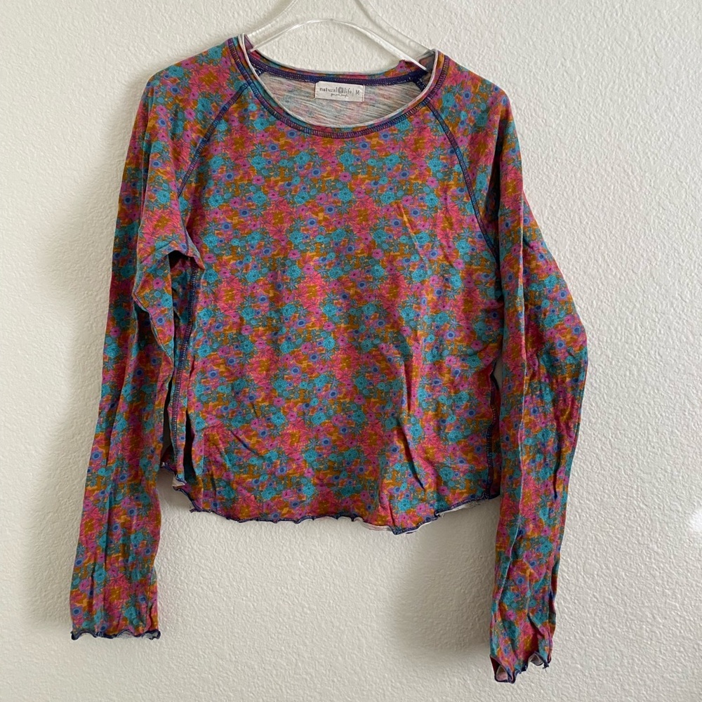 Natural Life Lily Cotton Long Sleeve Tee Shirt